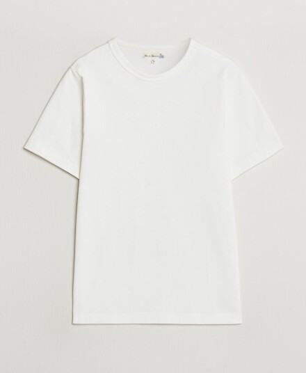 Merz b. Schwanen Relaxed Fit Loopwheeled Sturdy T Shirt White