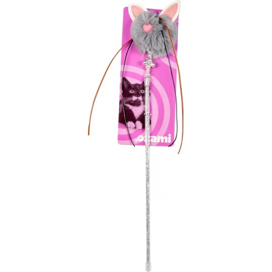 Viftepinne Til Katt Adorable 30Cm Grå