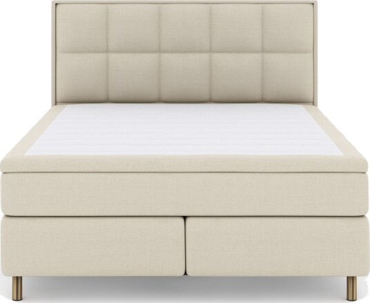 Select No 4 Komplett Sengepakke 180x200 Fast Beige/Kobberben