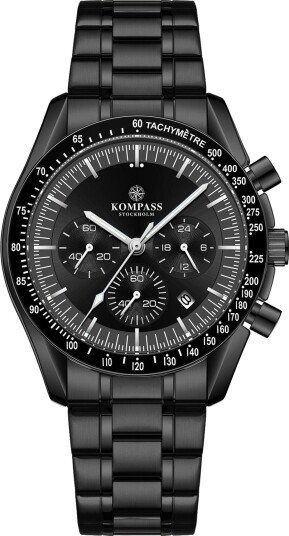 Kompass ChronoSpeed Steel Black