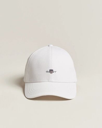 GANT High Cotton Twill Cap White GANT High Cotton Twill Cap White