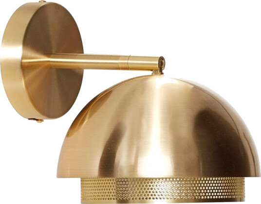 Hübsch Vegglampe messing