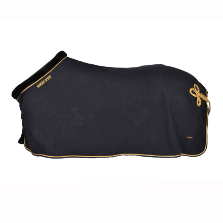 Hansbo Sport Fleecedekken HS Divina Royal - Navy (145 cm) Hansbo Sport Fleecedekken HS Divina Royal - Navy (145 cm)