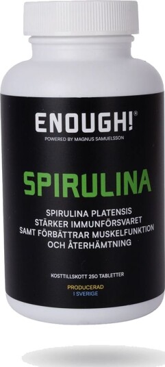 Enough Spirulina 250 stk Enough Spirulina 250 stk
