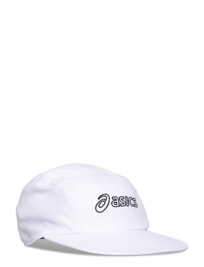 Asics Performance Running 5 Panel Cap White S/M Asics Performance Running 5 Panel Cap White S/M