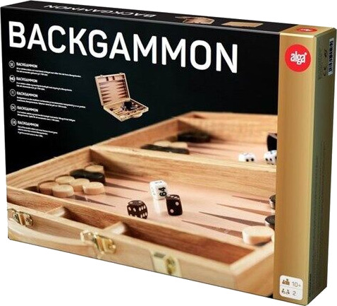 Alga Backgammon - Klassisk Strategispill for Barn