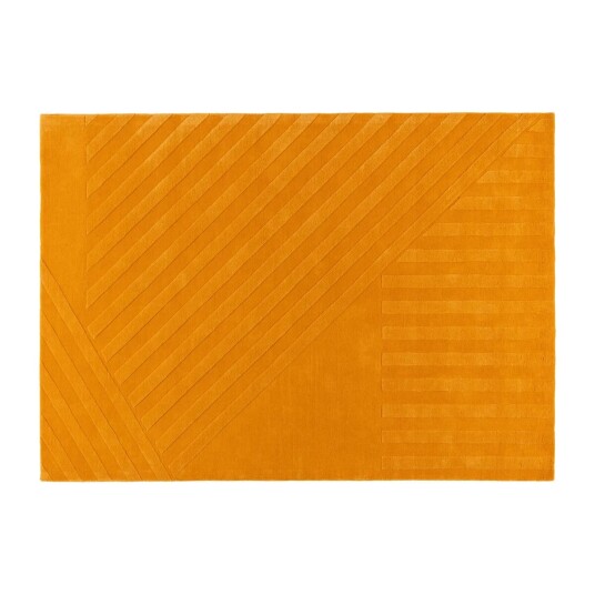 NJRD Levels ullteppe stripes gul 200 x 300 cm NJRD Levels ullteppe stripes gul 200 x 300 cm