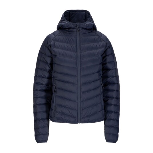 Neomondo Sundvolle Hooded Down Jacket , dunjakke , dame M Navy Blazer