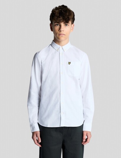 Lyle & Scott Oxford Shirt White 122 128 Lyle & Scott Oxford Shirt White 122 128
