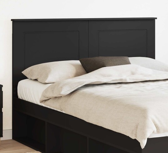 Hodegavl med hodegjerde Svart Eik 140 cm Konstruert tre Hodegavl med hodegjerde Svart Eik 140 cm Konstruert tre