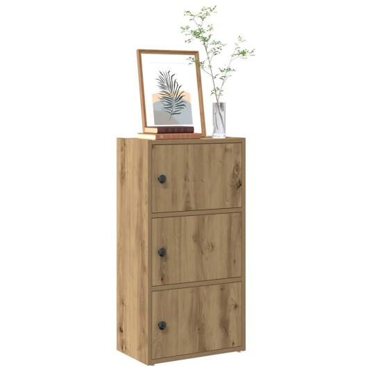 Bokhylle artisan eik 40x24x77 cm konstruert tre