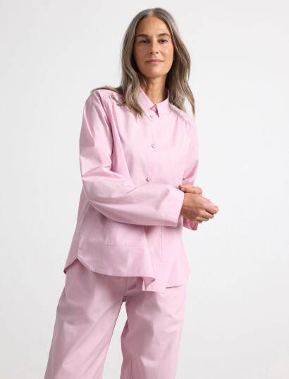 Lindex Shirt Poplin - Pink - S