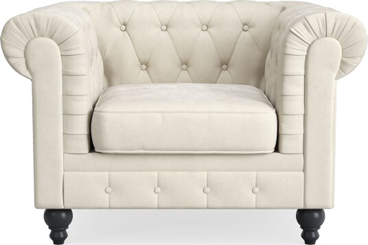 Chesterfield Lyx Stor behagelig dyp fløyelfotøyd – Fotøyd til stue - Beige Fløyel Chesterfield Lyx Stor behagelig dyp fløyelfotøyd – Fotøyd til stue - Beige Fløyel