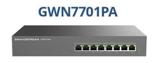 Grandstream GWN7700 Series GWN7701PA - switch - 8 ports - unmanaged
