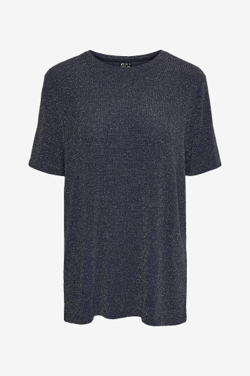 pieces - Topp pcLina SS Oversize Tee - Blå