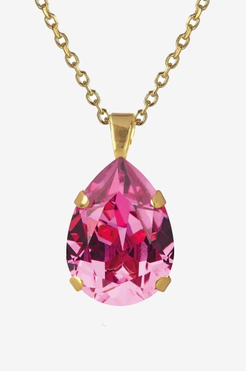 Caroline Svedbom Halskjede Mini Drop Necklace Gold Gull