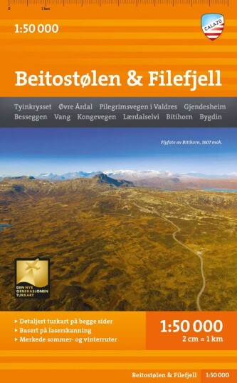 Turkart Beitostølen & Filefjell