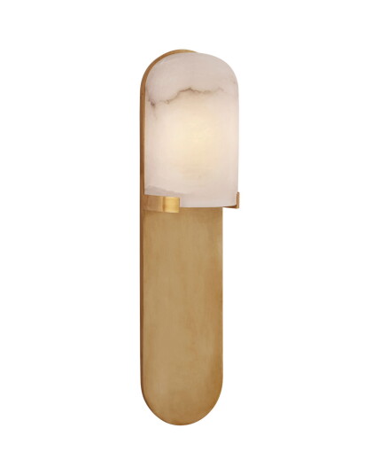 Visual Comfort Melange Elongated Pill Sconce Brass