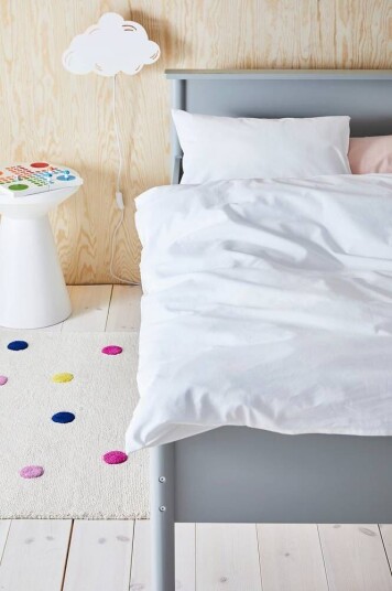 Jotex ZACK MINI sengesett sprinkelseng - økologisk Hvit 1052831-23-82 1052831-01-82