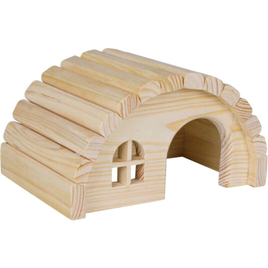 Trehus I Furu Brun 19 X 11 X 13 cm Trehus I Furu Brun 19 X 11 X 13 cm