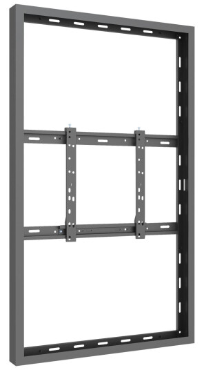 Multibrackets M Pro Series - innhegning - lav profil - for digitalt skiltingspanel - medium - svart