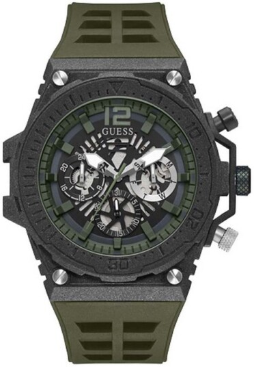 Guess Herreklokke GW0325G2 Grå/Gummi Ø48 mm