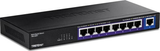 Trendnet Teg S591 - Version V1.0R - Switch - Ikke-Styrt - 8 X 100/1000/2.5G + 1 X 10 Gigabit Ethernet - Veggmonterbar - Taa-Samsvar Trendnet Teg S591 - Version V1.0R - Switch - Ikke-Styrt - 8 X 100/1000/2.5G + 1 X 10 Gigabit Ethernet - Veggmonterbar - Taa-Samsvar