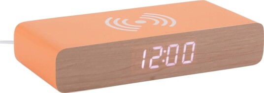 KARLSSON Alarm Clock Retro Flat Led Bright Orange   Orange   W3CM
