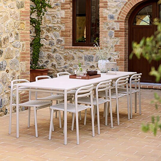 Cane line Bliss spisebord forlengelsesplate inkl. ben Ørkenrød aluminium Cane line Bliss spisebord forlengelsesplate inkl. ben Ørkenrød aluminium