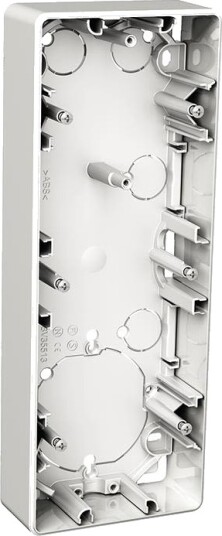 Schneider Electric Exxact WDE002363 Forhøyningsboks utenpåliggende 35 mm dybde 3 rom Installasjonsmaterial