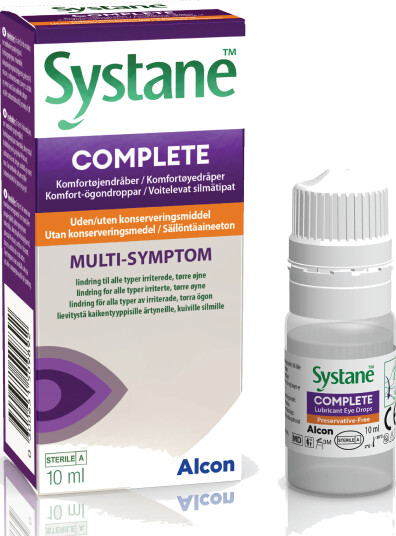 Systane Complete Komfortøyedråper 10 ml Systane Complete Komfortøyedråper 10 ml