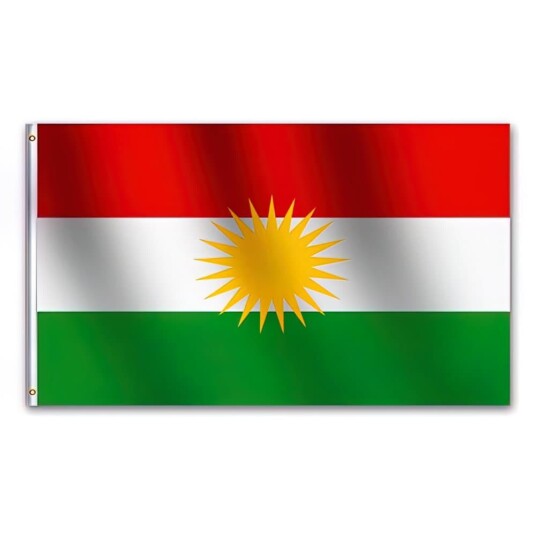 Kurdistan Flagget 150 x 90 cm Kurdistan Flagget 150 x 90 cm