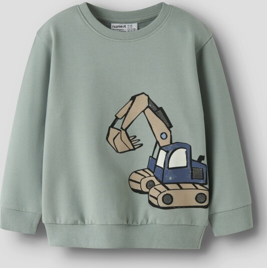 Name It Kark Long Sleeve Sweat Grønn 116