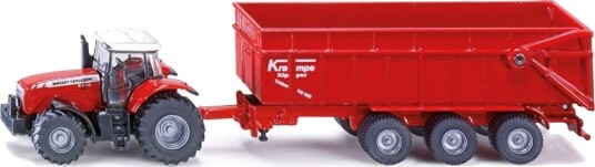 Siku 1:87 Massey Ferguson With Trailer 313-1844 Siku 1:87 Massey Ferguson With Trailer 313-1844