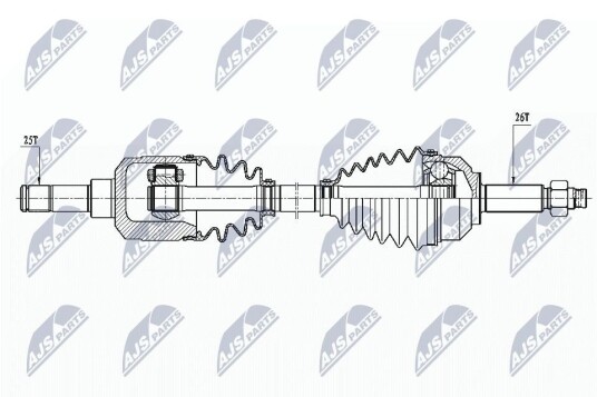 Nty Drivaksel NTY NPW CH 106