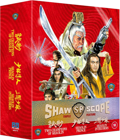 Shawscope Triple Feature Two Champions Of Shaolin / Shaolin Prince / Shaolin Intruders Bluray