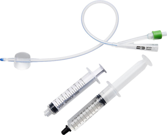 UnoQuip Care Foley silikon kateter prefylt CH12 5 stk UnoQuip Care Foley silikon kateter prefylt CH12 5 stk