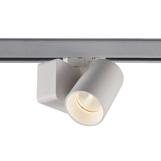 Lindby LED skinnespotlight Linaro/Brinja, hvit, 1-faset