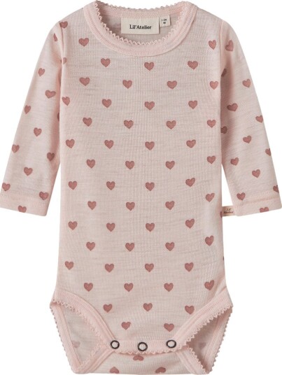 Lil"Atelier Nbfnoel Nia Wool Ls Slim Body Lil Noos Pink 62 Lil"Atelier Nbfnoel Nia Wool Ls Slim Body Lil Noos Pink 62