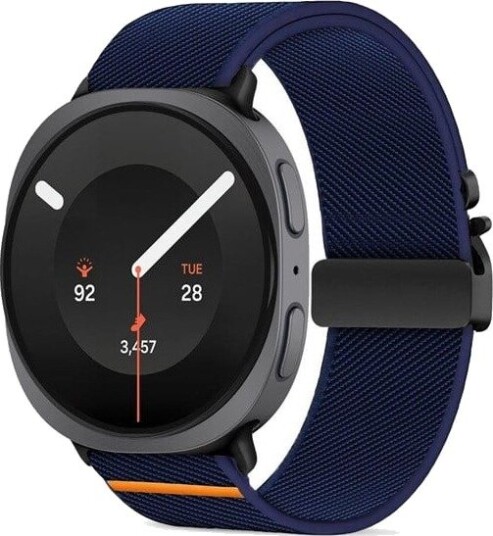 Tech-Protect Nylon Clasp Strap for Samsung Galaxy Watch 8/9 - 40/44/46mm - Navy Blue