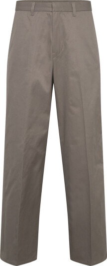 Weekday Emil Loose Fit Chino Trousers   Grey   56