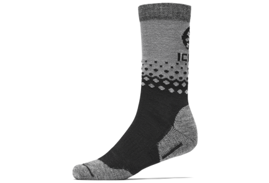 Icebug Warm Wool Sock Black/Grey