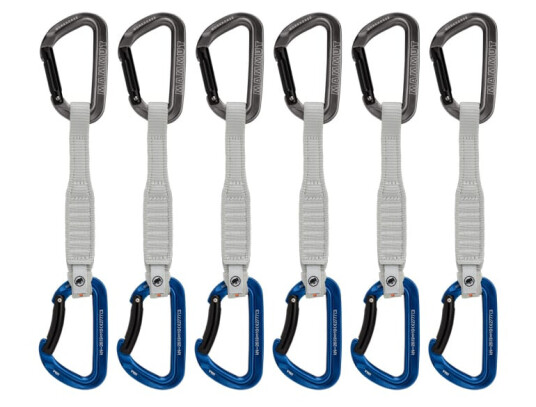 Mammut Workhorse Keylock 17 Cm 6-pack Quickdraws Straight Gate/bent Gate Key Lock, Grey-blue 17 Cm Mammut Workhorse Keylock 17 Cm 6-pack Quickdraws Straight Gate/bent Gate Key Lock, Grey-blue 17 Cm