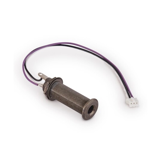 Mec Closed Stereo Jack Socket For Mounting With R5 Connector - Svart Mec Closed Stereo Jack Socket For Mounting With R5 Connector - Svart