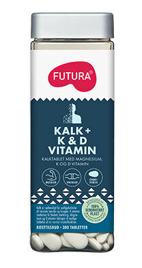 Futura Kalk + K & D Vitamin 300 Tabletter