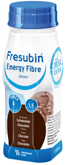 Fresubin Energy Fibre Drink sjokolade, 4x200 ml