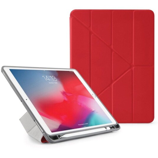 Pipetto iPad Pro 10.5 / iPad Air (2019) Deksel - Pipetto Origami Deksel - Rød