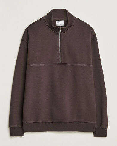 Colorful Standard Classic Organic Half-Zip Coffee Brown