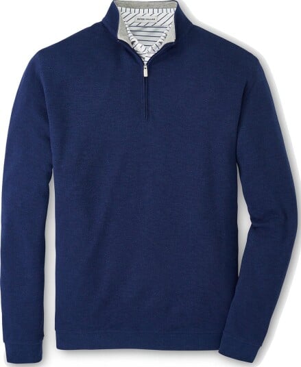 Peter Millar Crown Comfort Pullover Blå Golfgenser herre Navy X Large