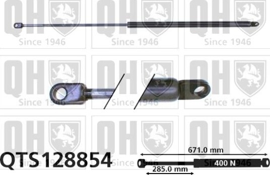QUINTON HAZELL QTS128854 Baklukedemper